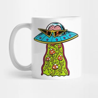 Mushroom Flying Saucer Mug